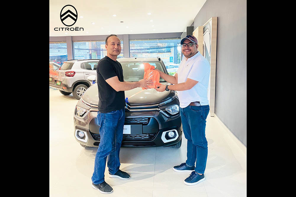 Shangrila Motors starts handing over new Citroën eC3 to customers